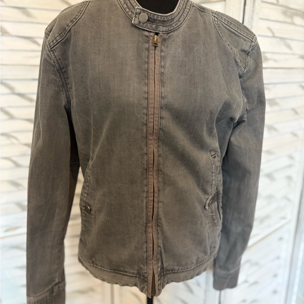 GAP Women's Charcoal Jean Jacket